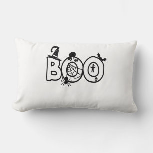 Halloween Boo met heksen Pet Black Cat Spider Kussen