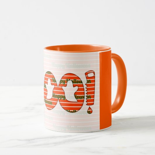 Halloween BOO Mug (Devant droit)