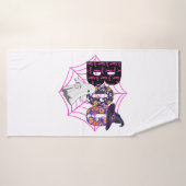 Halloween Boo octobre rose (Serviette de bain)