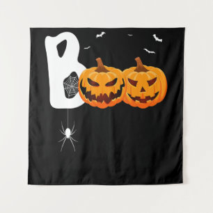 Halloween Boo Scary Pumpkins Spider Trick or treat Wandkleed
