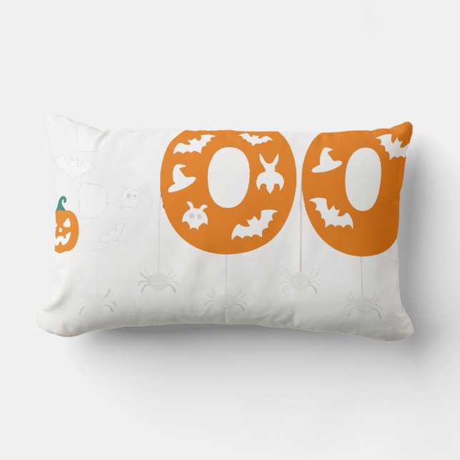 Halloween Boo Sierkussen - Schattigee Spooky Decor Kussen (Voorkant)