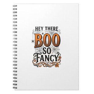 Halloween Boo T-shirt Vintage Gravure Speligr Cute Notitieboek