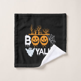 Halloween Boo Yell Halloween Birthday Washandje
