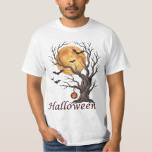 Halloween Boom en Pompoen Jack-o'-Lantern T-shirt