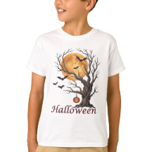 Halloween Boom en Pompoen Jack-o'-Lantern T-shirt