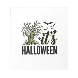 Halloween Boom Het is Halloween Vintage Griezelen_ Notitieblok