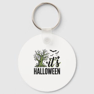 Halloween Boom Het Is Halloween Vintage Griezelen_ Sleutelhanger