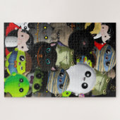 Halloween Borb Puzzle Legpuzzel (Horizontaal)