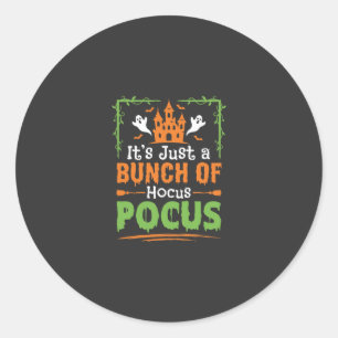 Halloween Bos Heksenketel Ronde Sticker