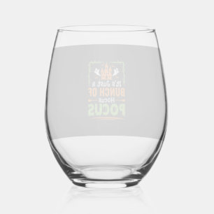 Halloween Bos Heksenketel Wijnglas Zonder Voet