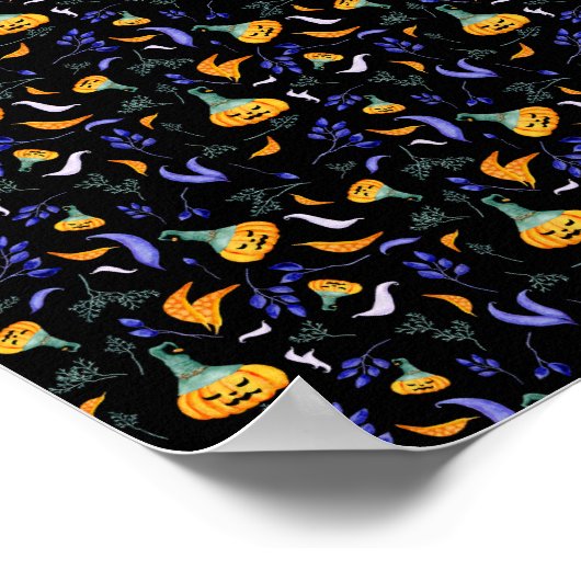 Halloween bos poster (Hoek)