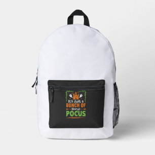 Halloween Bos Toverij Bedrukte Rugzak