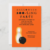 Halloween Bowling Party Invitations (Devant)