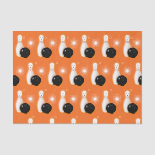 Halloween Bowling Tissuepapier (Voorkant)