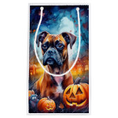 Halloween Boxer met pompoenen eng Klein Cadeauzakje (Voorkant)