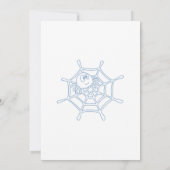 Halloween Boy 1st Birthday Invitation Kaart (Achterkant)