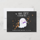 Halloween Boy Baby shower Advies Kaarten (Achterkant)