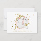 Halloween Boy Baby shower Advies Kaarten (Achterkant)