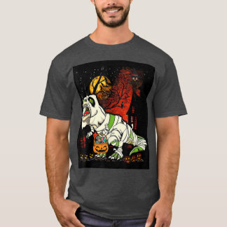 Halloween Boys Dinosaur Bard T re Scary Pumpkin Mo T-shirt