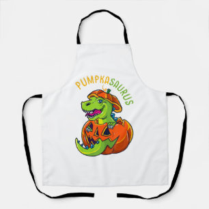 Halloween Boys Mannen Pumpkasaurus Dinosaur Pumpki Schort