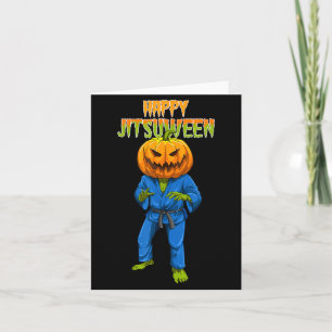 Halloween Braziliaans Jiu Jitsu Pompoen BJJ Kaart