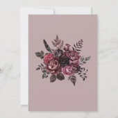 Halloween Bridal Shower Invitation Kaart (Achterkant)