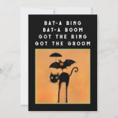 Halloween Bridal Shower Invitation Kaart (Voorkant)