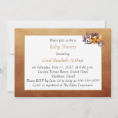 Halloween Bridal Shower Invitation Kaart (Achterkant)