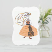 Halloween Bride Save The Date (Staand voorkant)