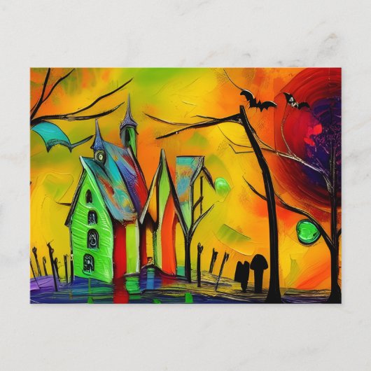 Halloween Briefkaart (Voorkant)