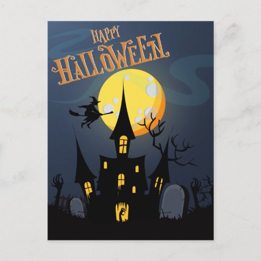 Halloween Briefkaart (Voorkant)