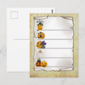 Halloween Briefkaart (Voorkant / Achterkant)