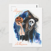 Halloween Briefkaart (Voorkant / Achterkant)