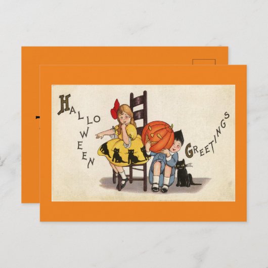  Halloween Briefkaart (Voorkant / Achterkant)