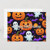 Halloween briefkaart (Voorkant / Achterkant)