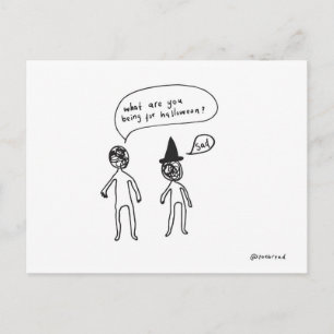 halloween briefkaart
