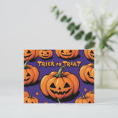 Halloween briefkaart (Staand voorkant)