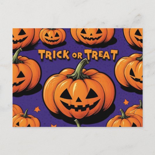 Halloween briefkaart (Voorkant)