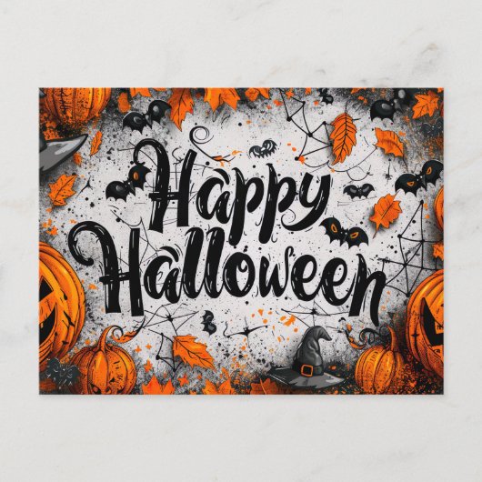 Halloween Briefkaart (Voorkant)