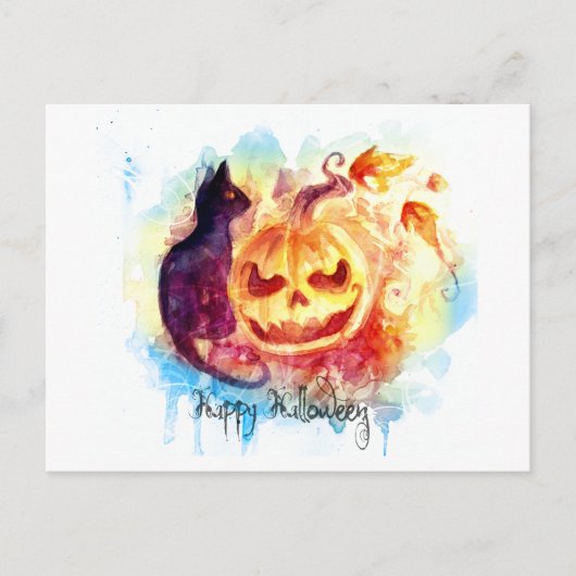 HALLOween Briefkaart (Voorkant)