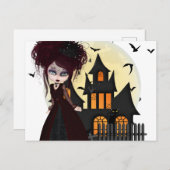 Halloween Briefkaart (Voorkant / Achterkant)