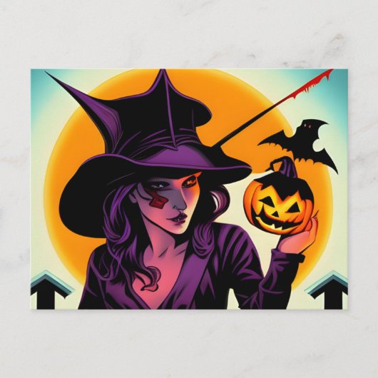 Halloween Briefkaart (Voorkant)