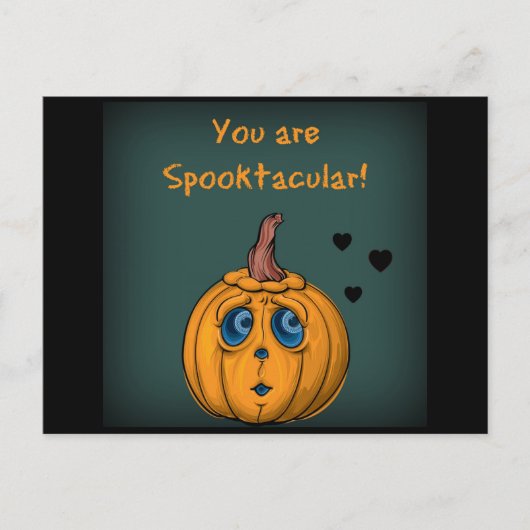 Halloween Briefkaart (Voorkant)