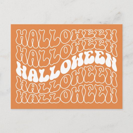 Halloween Briefkaart (Voorkant)