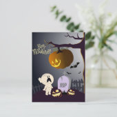 Halloween Briefkaart (Staand voorkant)