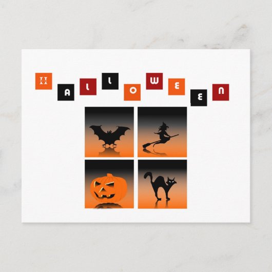 halloween briefkaart (Voorkant)