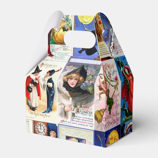 Halloween Briefkaart Bedankdoosjes (Voorkant Zijde)