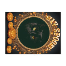 Halloween briefkaart. Blijf spooky!