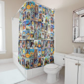 Halloween  Briefkaart Douchegordijn (In situ)