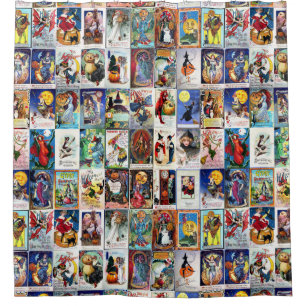 Halloween Briefkaart Douchegordijn